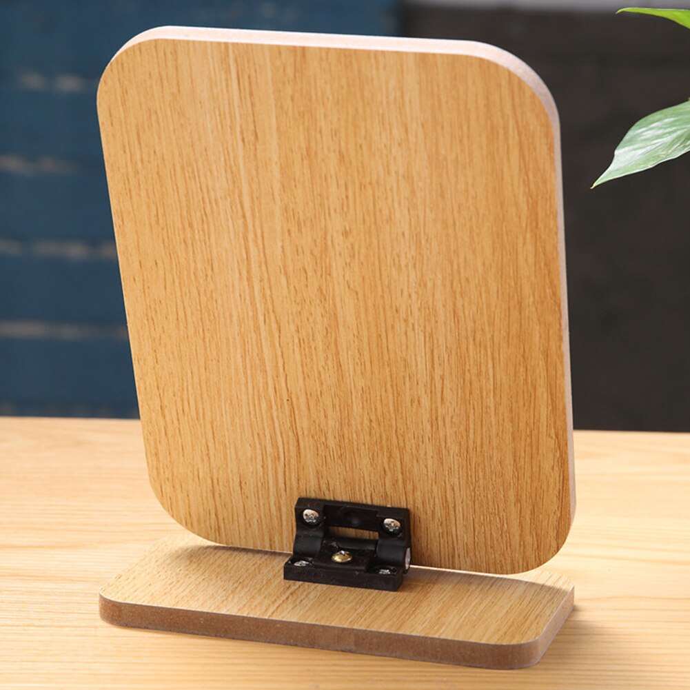 Portable Cute Makeup Table Rotation Small Foldable Adjustable Angle Mirror Pocket 360 Degree Desktop Cosmetic Wooden Compact