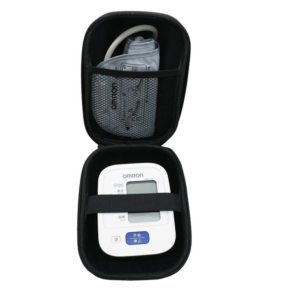 Eva Hard Case Voor Omron 10 Serie Draadloze Bovenarm Bloeddrukmeter (BP786 / BP785N / BP791IT) reizen Opbergdoos