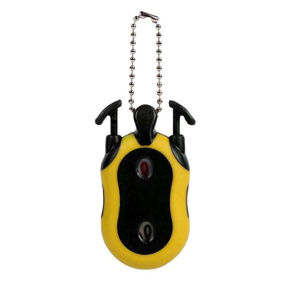 1Pcs Handige Mini Golf Stroke Shot Put Score Counter Tally Keeper Met Sleutelhanger: YELLOW