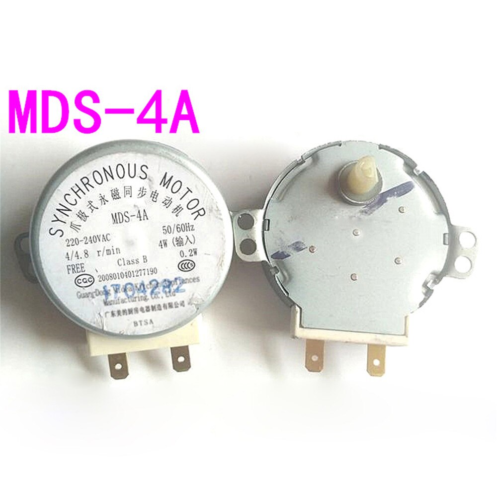 Draaitafel Motor Voor Midea Magnetron Synchrone Motor MDS-4A 220V 4W Voor Midea Magnetron Reparatie Onderdelen