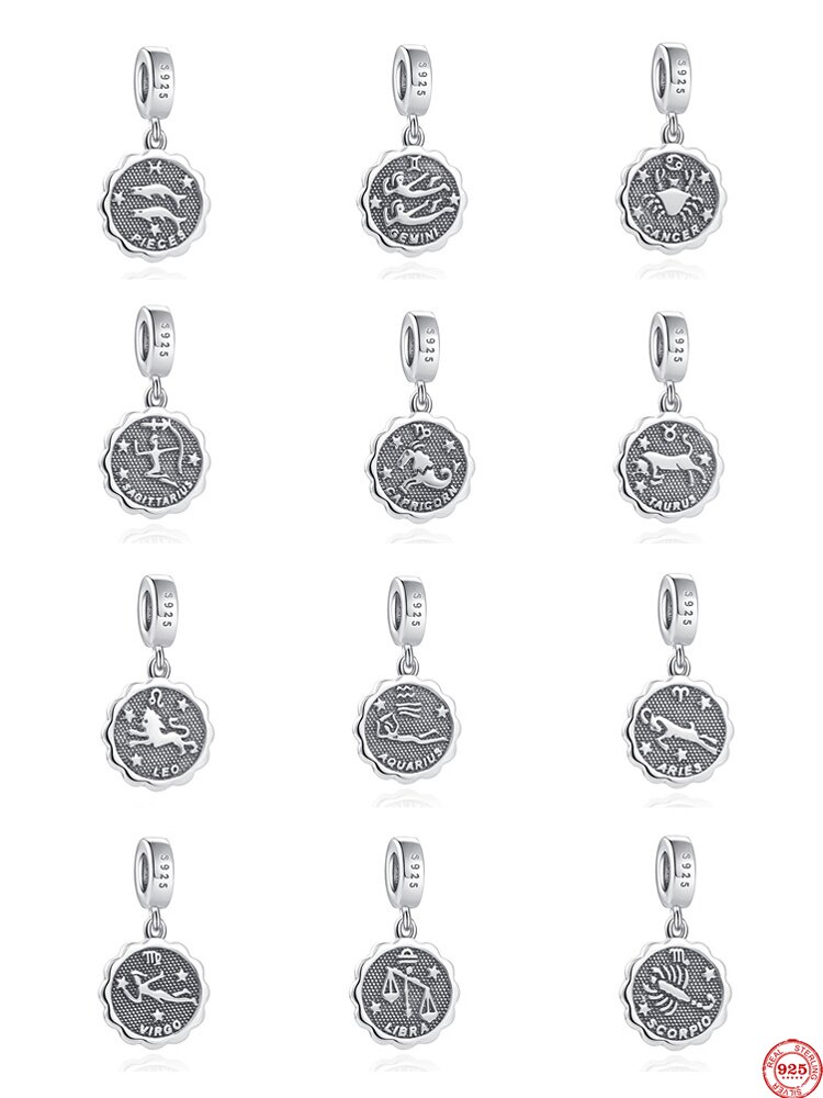 Nuova costellazione originale adatto braccialetto 925 argento ciondolo da donna gioielli galassia cielo stellato Charms perline Kit fai da te