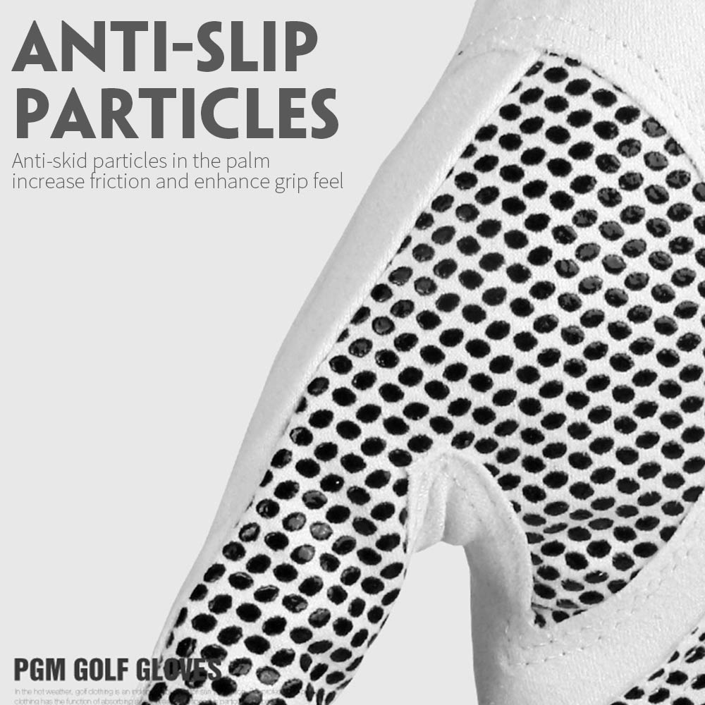 1 stk mikrofiber golfhandsker anti-udskridningshandsker blød åndbar venstre højre golfhandsker golfklub træningstilbehør