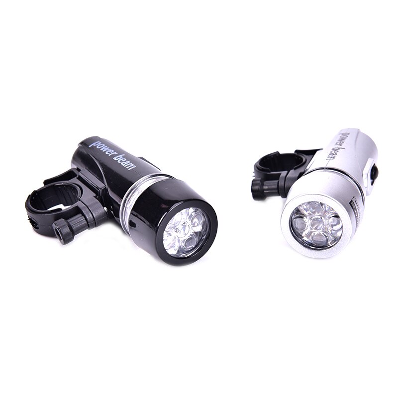 5 Led Lamp Fiets Fiets Voor Head Light Achter Veiligheid Zaklamp Waterdichte Set