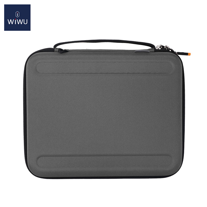 WiWU Laptoptas voor MacBook Air 13 Case Pro 13 2025, waterdichte tablethardshell voor iPad Pro 12,9 Air 10,9 11 inch notebooktas: 10-inch / GRIJS