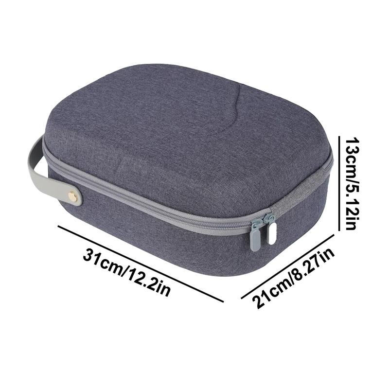 Harte Aufbewahrungstasche für VR-Teile, wasserdichte tragbare VR-Headset-Aufbewahrungsbox mit Griff, VR-Zubehör, stoßfest, kratzfest