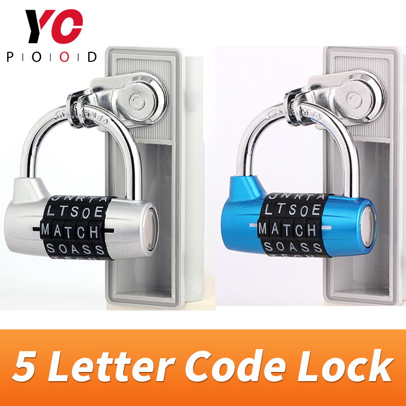 5 Letter Code Combination password lock Escape Room Spare Parts installed on the door or boxes or othersTakagism game YOPOOD