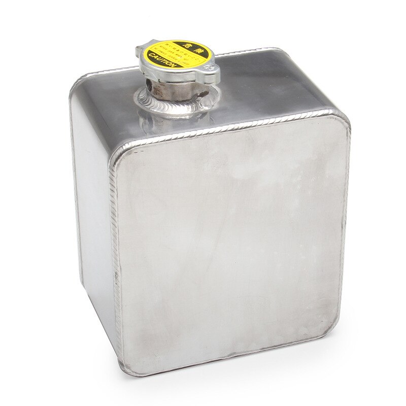 Botella de desbordamiento de refrigerante para radiador Universal de coche, kit de piezas de depósito de desbordamiento de refrigerante, tanque de agua de recuperación, 2,5l de aluminio, 1 ud.