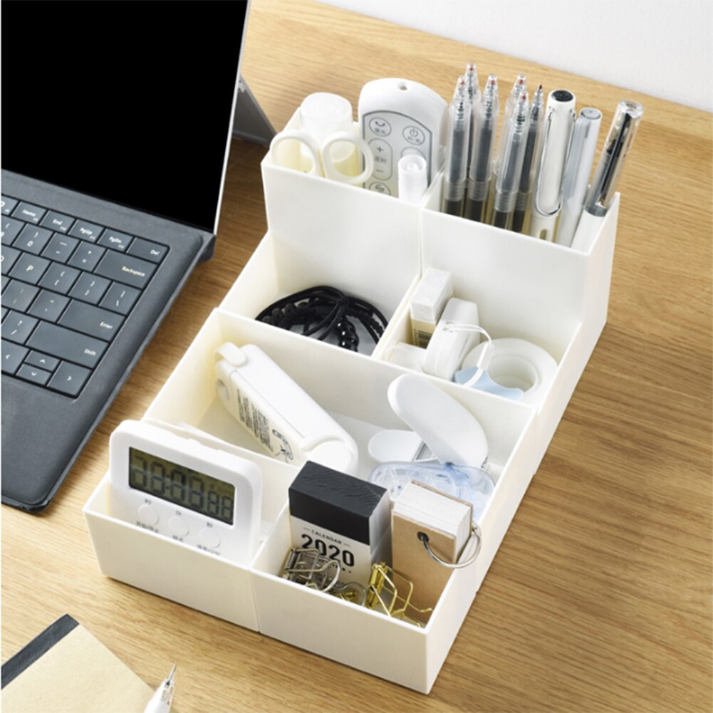 Office Desktop Stationery Sundries Storage Box Drawer Cosmetics Organizer Case Desktop Storage Box Sundries Container 18