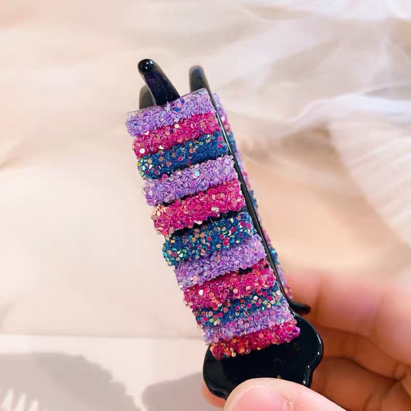 femmes filles mignon coloré strass à la main cheveux griffes doux cheveux ornement Clip épingles à cheveux bandeau cheveux accessoires: 2