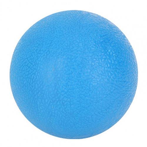 Fitness Round Massage Ball Massager for Thoracic Spine Upper Back Neck Scapula: Blue