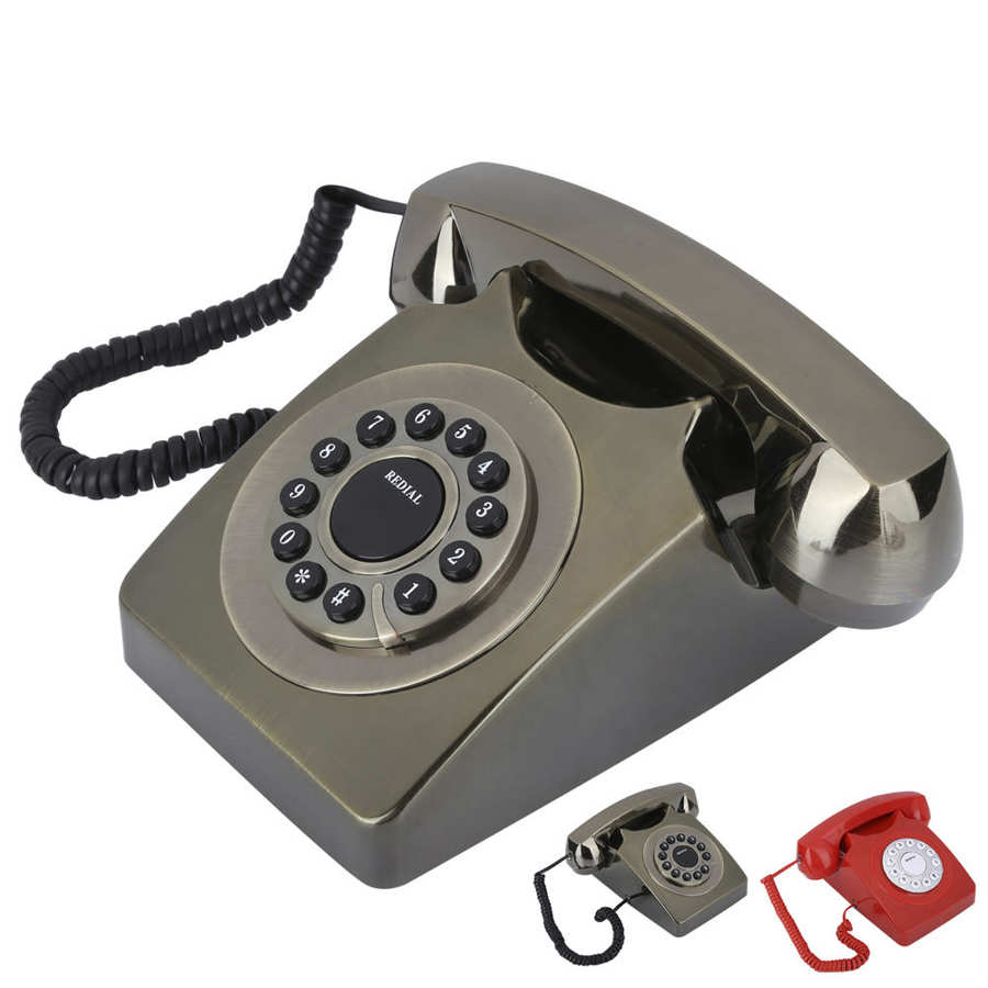 telefon European Home Vintag Multifunction Telephone High Definition Call Large Clear Button home phone