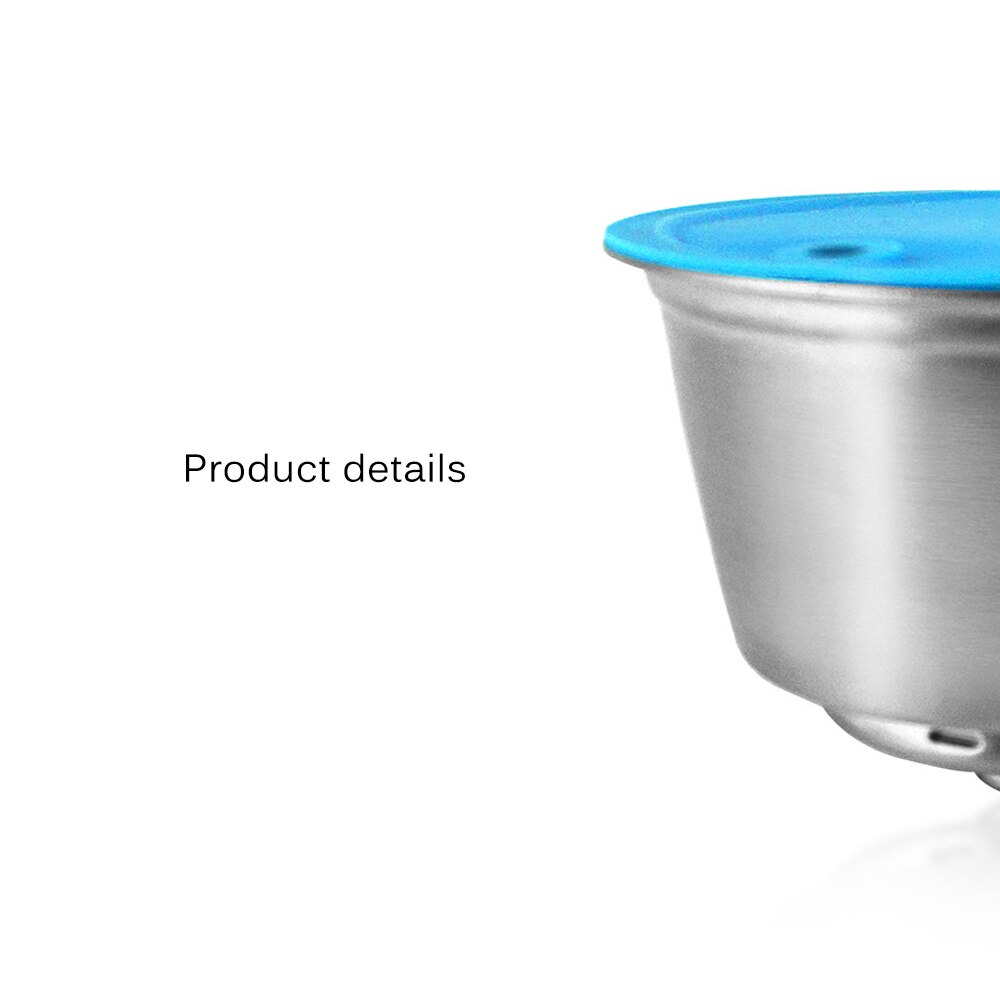 STAINLESS STEEL Metal Reusable Dolce Gusto Capsule Compatible With Nescafe Coffee Machine Refillable Dolci Filter Dripper Tamper