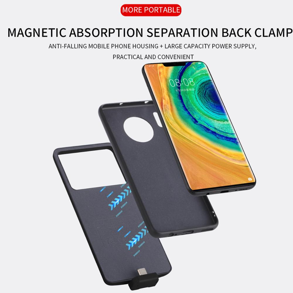 Araceli voor huawei mate 30 30 pro batterij case 5000 mah smartphone cover powerbank voor huawei mate 30 pro batterij case