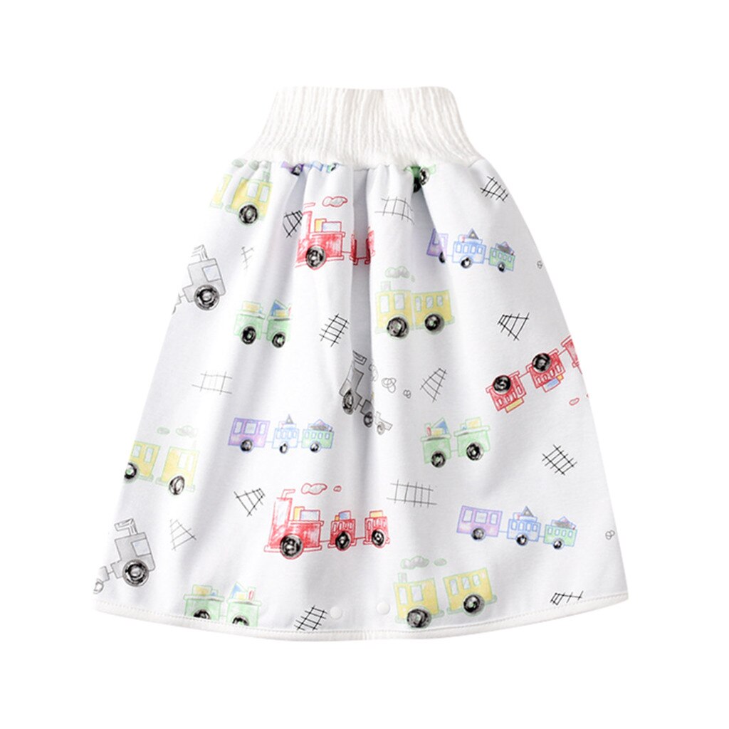 Comfy Childrens Luier Rok Shorts 2 In 1 Waterdichte En Absorberende Shorts Voor Baby Peuter Luier Rok Pad: I / M
