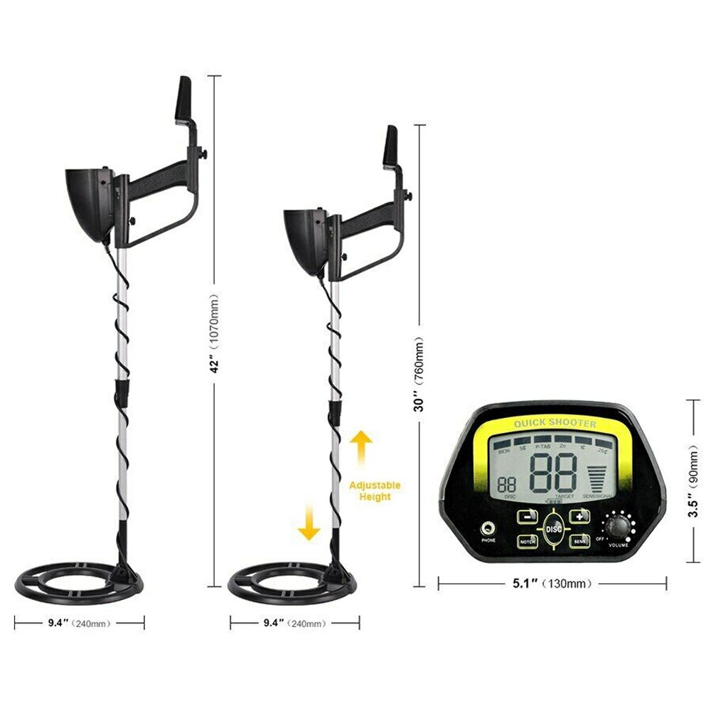 TIANXUN MD4060 Metal Detector Accessories Underground Metal Detector Pinpointer Gold Detectors Jewelry Treasure Hunter