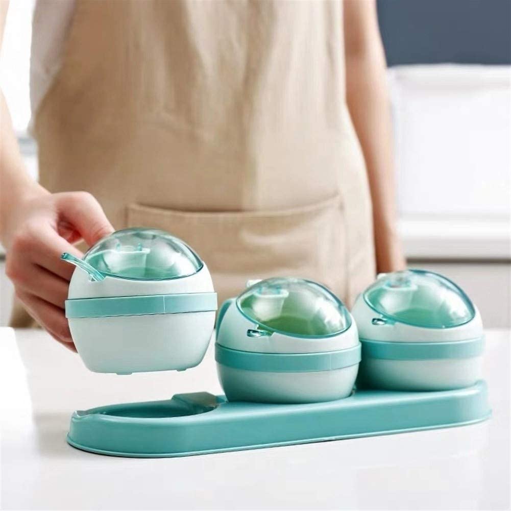 Nordic Kruiden Doos Keuken Zout Suiker Opslag Dozen Houder Plastic Kruidkruik Kruiderij Cruet Thuis Kitchen Tools