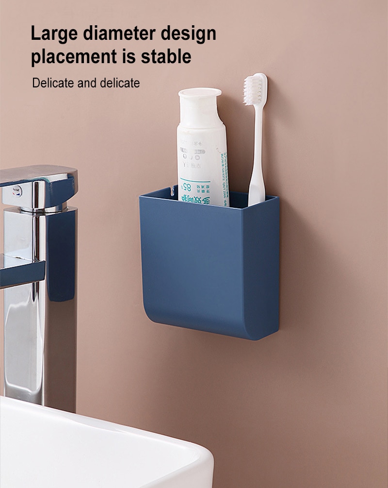 Wall Mounted Storage Organizer Storage Box Remote Control Case About Air Conditioner TV Mobile Phone Plug Holder Stand Rack