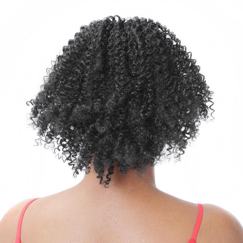 Drawstring Puff Ponytail Afro Kinky Curly Hair Extension Synthetic Clip in Pony Tail African Hair Extension