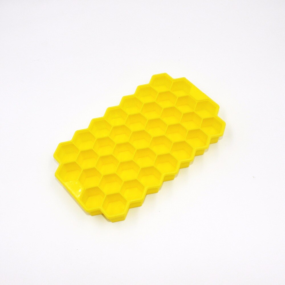 Ice Cube Trays, 37 Cubes Ice Trays with Lid Stackable Mini Cocktail Whiskey Ice Cube Mold Storage Containers