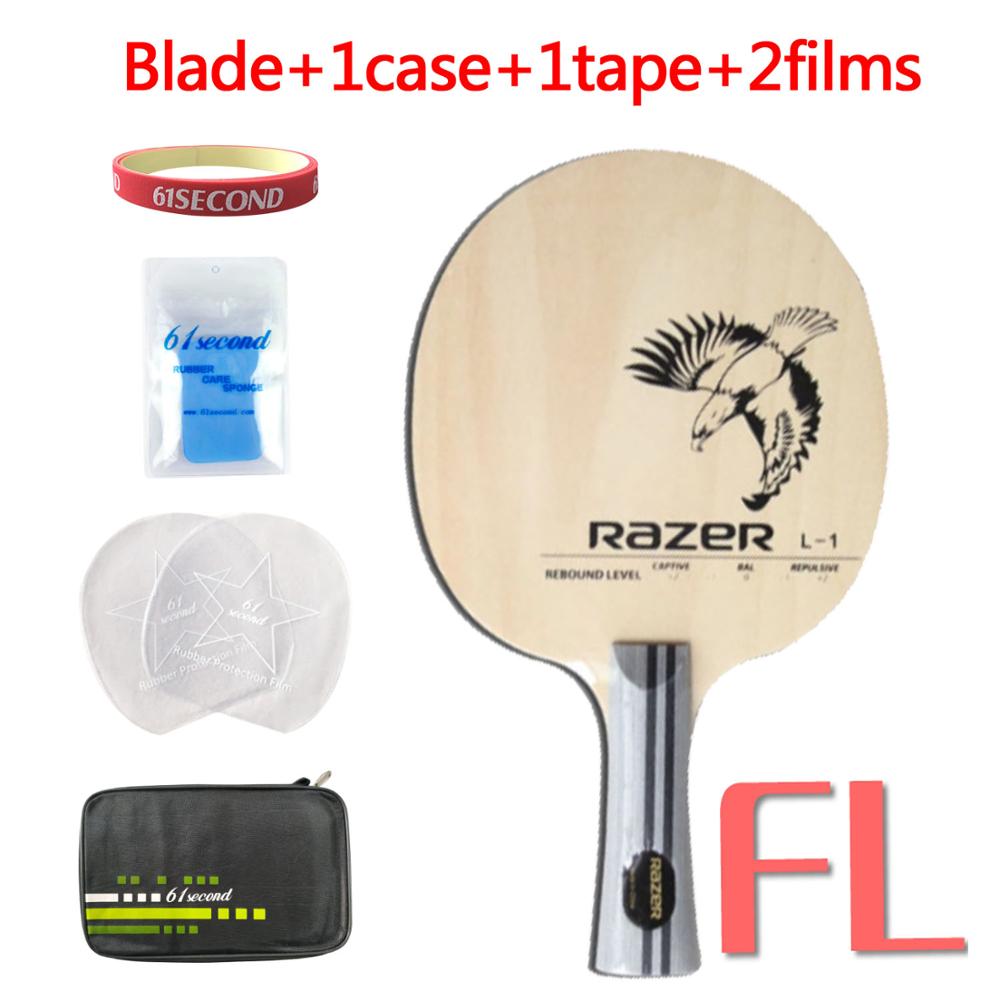 Razer L1 L-1 table tennis RACKET training floor Table Tennis Blade for PingPong Racket woo: FL with FM case