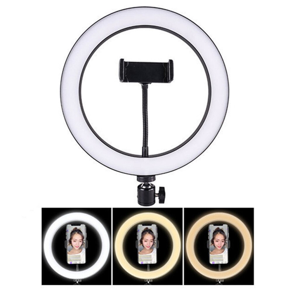 26 Cm Led Ring Licht Dimbare Usb Licht Voor Fotografie Camera Studio Make-Up Light Spot Verlichting