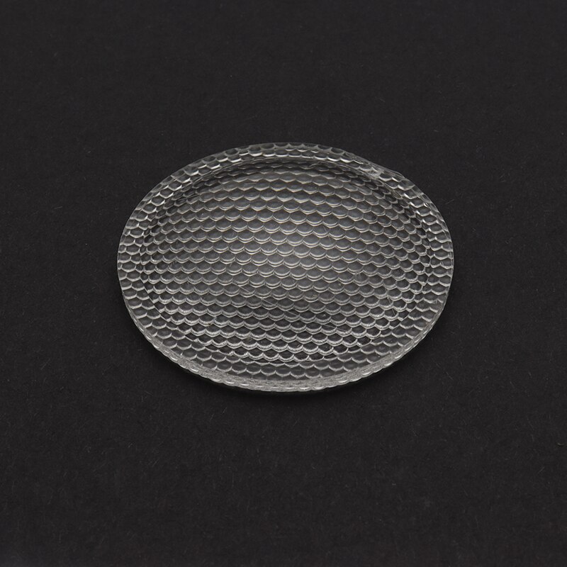 20mm 23mm 38mm Bead or Smooth Surface Acrylic Plano Convex Lens Reflector Lampshade Cover for LED Flashlight Headlamp Bike Light: Smooth surface 38mm / 1 piece