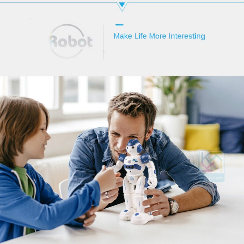 Multifunctional Dancing RC Robot Charging Toy High-tech Artificial Intelligence Luminous Remote Control Boy Kid Toy