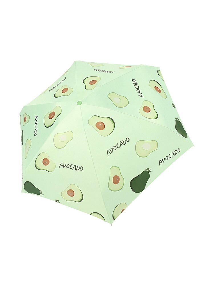 Capsule paraplu fruit zonnebrandcrème mini tas paraplu.