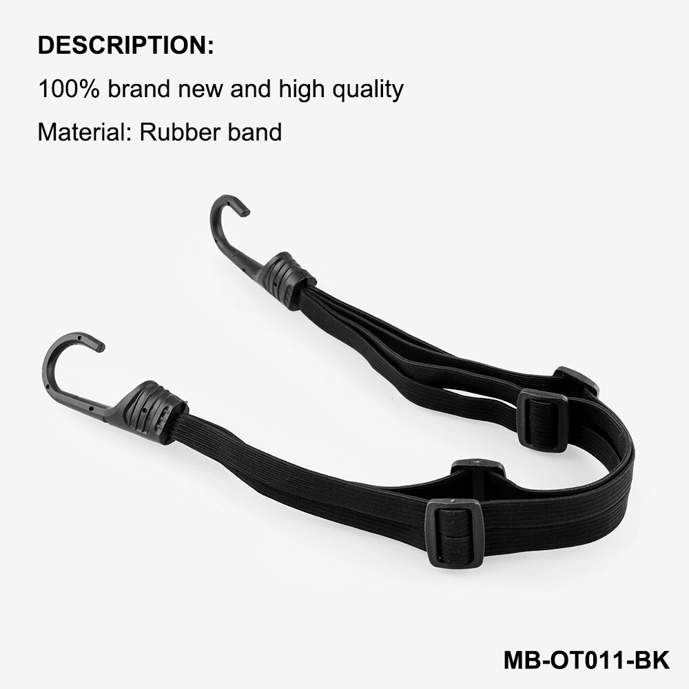 Sangles de casque de Moto bagages fixe élastique boucle corde haute résistance rétractable engrenages de protection 2 crochets accessoires de Moto