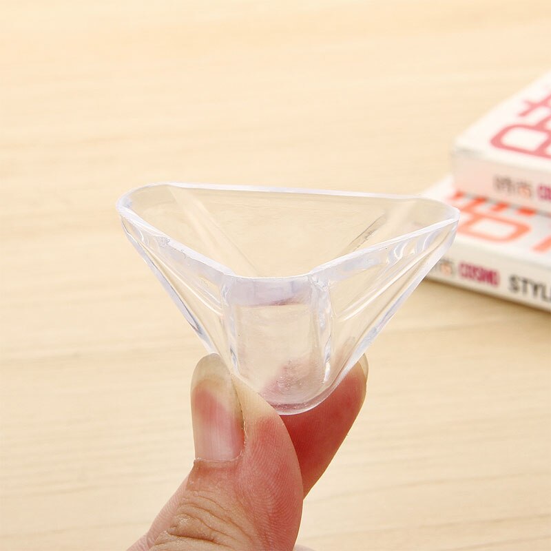 Almohadilla de esquina de silicona transparente para protección de niños, Protector de esquina de bonito, seguridad para niños y bebés, 8 unids/lote