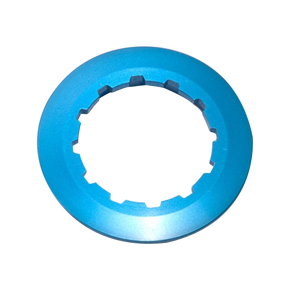 Mountain Road Bike Cassette Lockring 7075 Aluminum Alloy Cassette Lock Ring 11T Aluminum Alloy Bicycle Parts Accessories: Blue