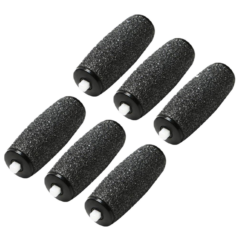 2/6pcs Pedicure Refill Roller Electronic Foot File Tool Refill Roller Repair Tool Foot Care Pedicure Machine Head Foot Scrubber: 6pcs