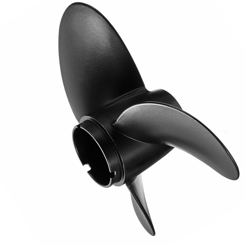 Hélice marina para motor fueraborda Suzuki, aleación de aluminio 7 1/2x7, 4-6HP, 10 dientes estriados, rotación de 3 cuchillas R, 58110-91JN0-019