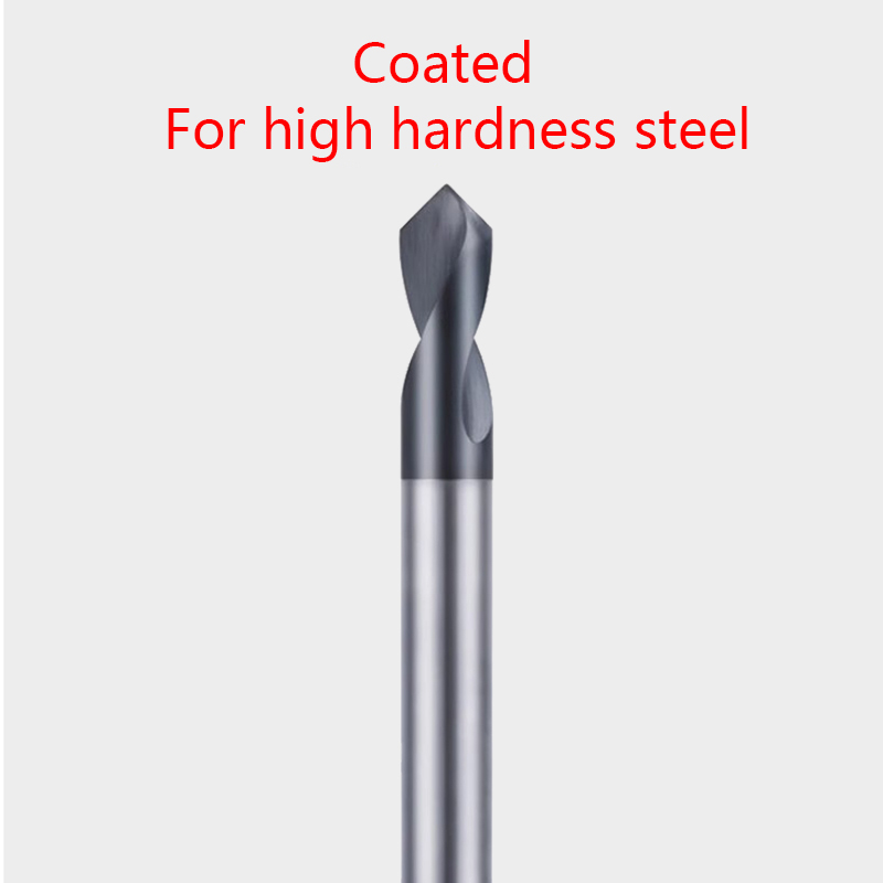 Tungsten Steel Carbide Stub Center Bit 90 Degree Fixed Point Drill Positioning Drill Tungsten Steel Location Prepare Point Drill: Brown / 90mm