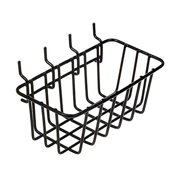 Wrought iron tool storage basket family storage me... Grandado