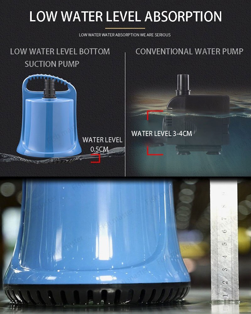 Koi fish pond rockery low water level circulating water pump submersible pump pumping pump farm irrigation water pump