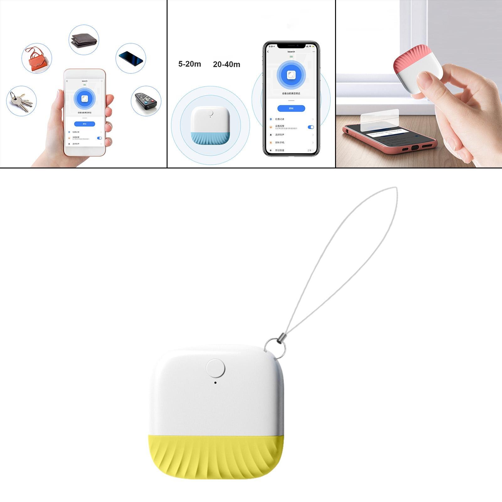 Draadloze Bluetooth Smart Tracker Anti-Verloren Alarm Kleine Devic Met Magnetische Ronde Voor Tuya App Controle Voertuigen Kinderen Huisdieren