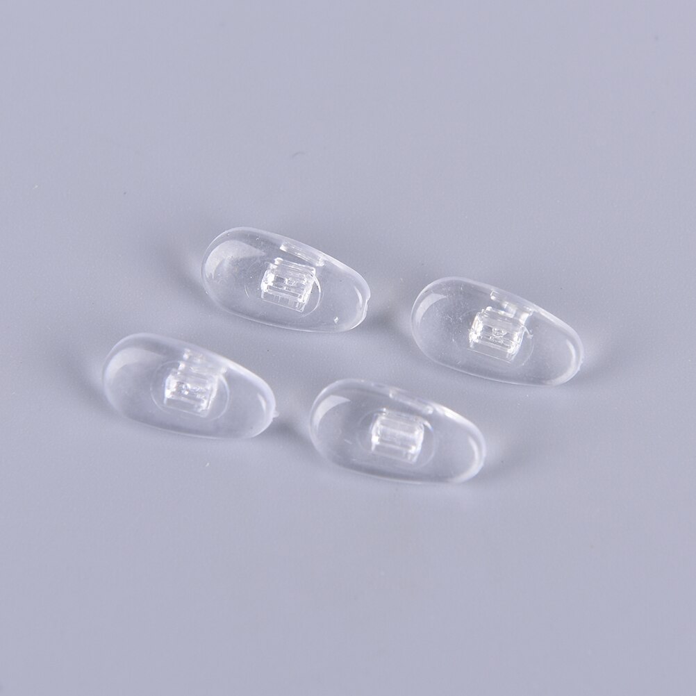 10 stuks = 5 paar handige, zachte, antislip siliconen neuspads voor brillen, zonnebrillen, schroefdopjes