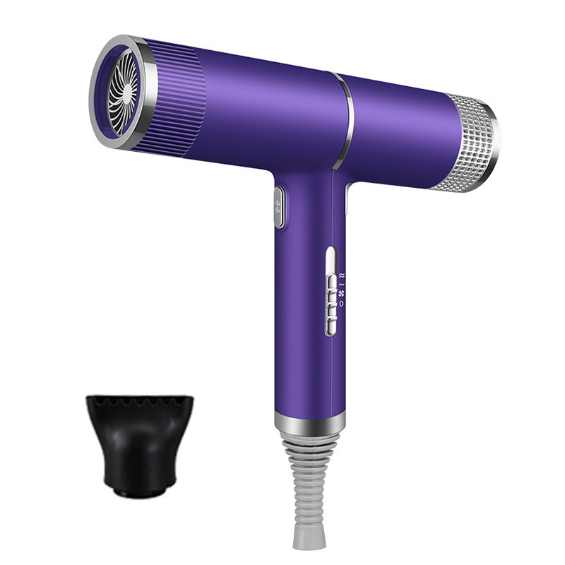 Professionele Föhn Infrarood Negatieve Ionische Föhn Warme & Koude Wind Salon Hair Styler Tool Haar Elektrische Droger Blower: GRIJS / EU