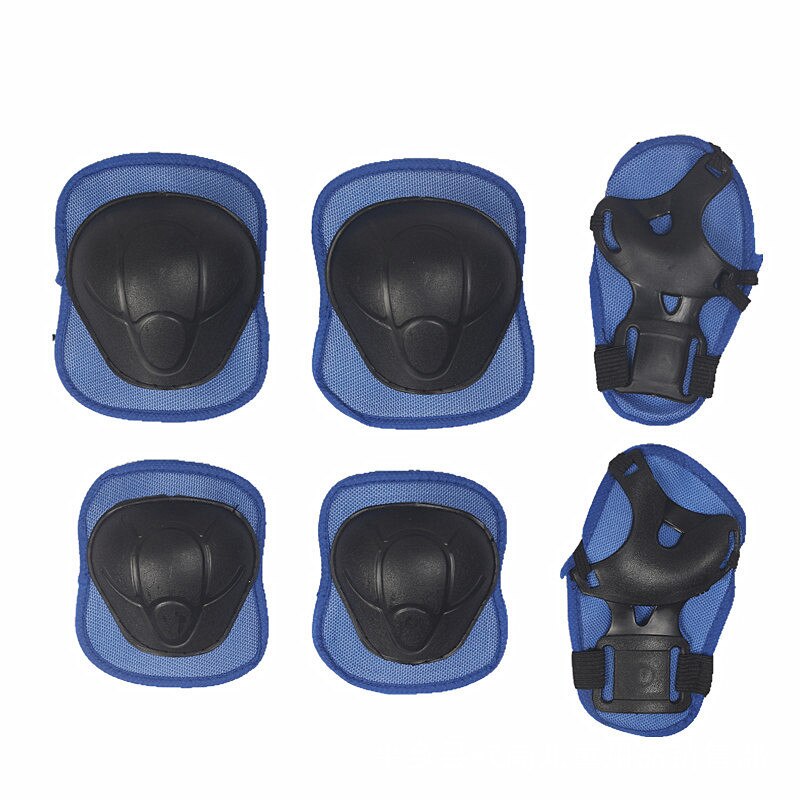 6/7 PCS Children Outdoor Sports Protection Sets Three Colors Skating Protective Gear Set Roller Wrist Guards Elbow Pad Knee Pad