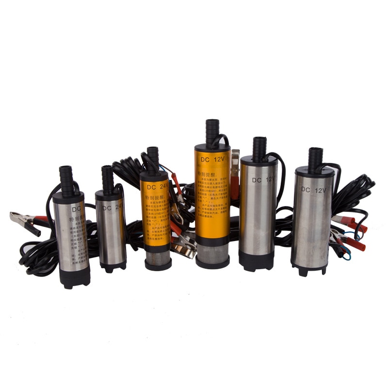 12v24v portable DC micro oil pump submersible pump diesel pump oil self-priming pump water pump