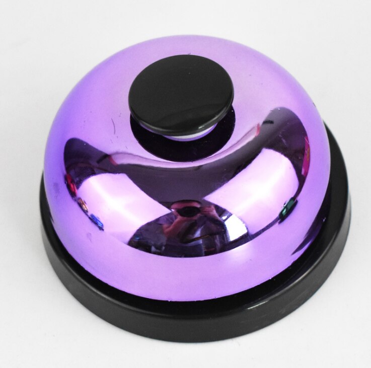 Funny Pet Training Bel Hond Speelgoed Leuke Footprint Ring Kleine Puppy Training Call Bell Diner Trainer Bell: Purple