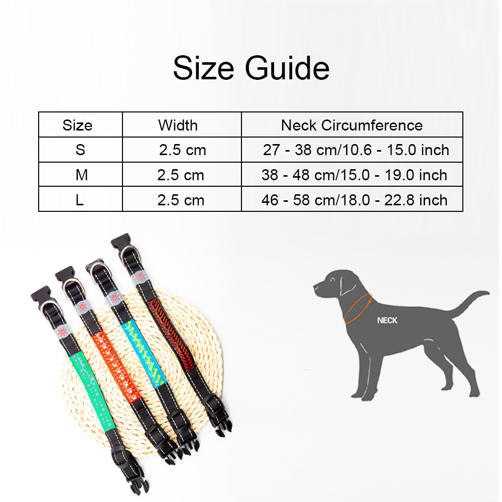 Självlysande mönster halsband för hundar halsband cool usb laddning led hund halsband anti-lost halsband roliga husdjur produkter