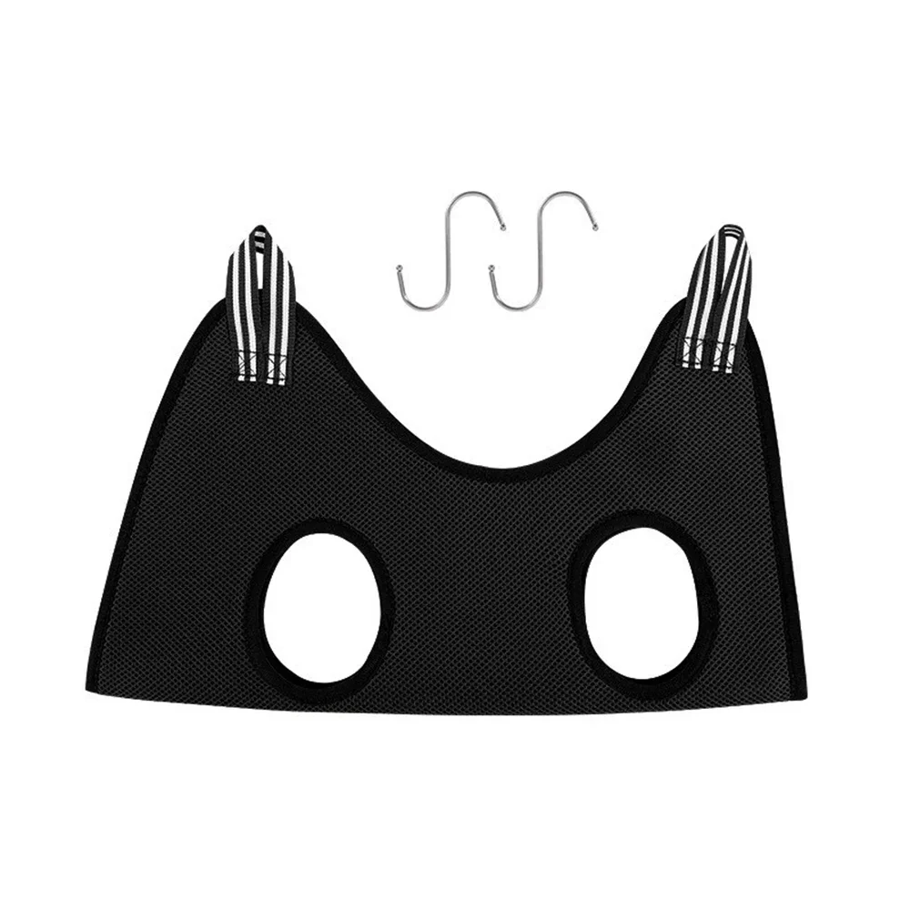 Pet Grooming Hangmat Vaste badtas voor nagelsnijden Anti-kras Hond Kat Trimmen Terughoudendheid Tas Kat Schoonheid Hangende dierbenodigdheden: S / Black