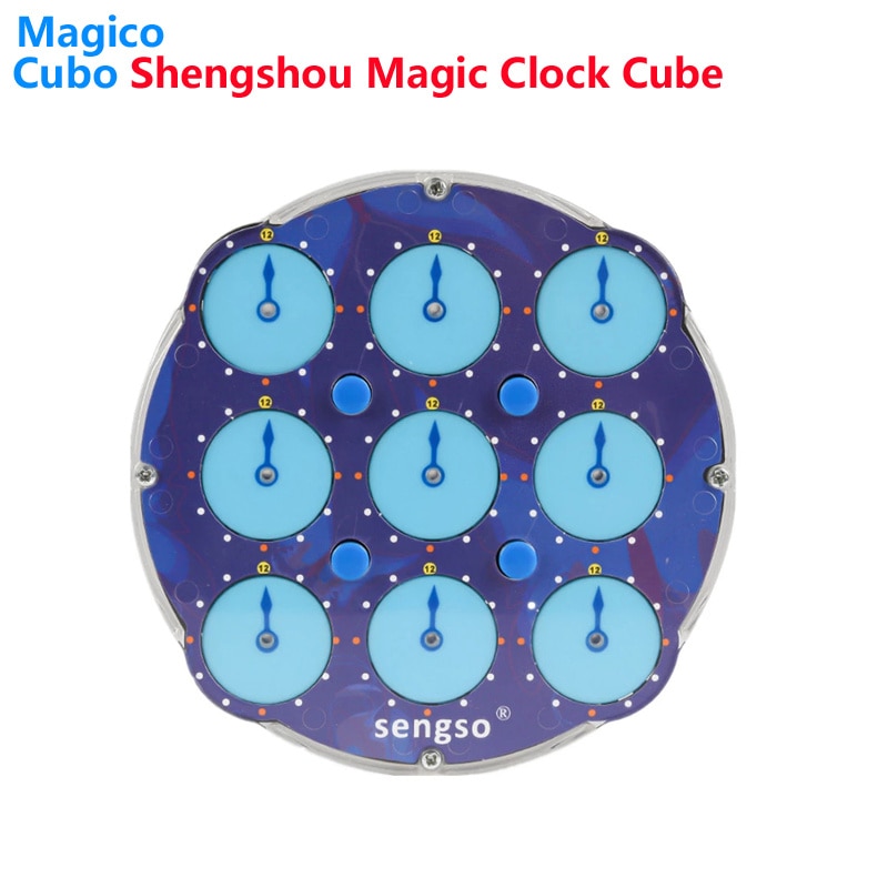 Shengshou Klok Puzzel Magnetische Sengso Speed Cube Puzzel Profissional Magic Cubes Stickers Baby Kids Stress Reliever Volwassen Speelgoed