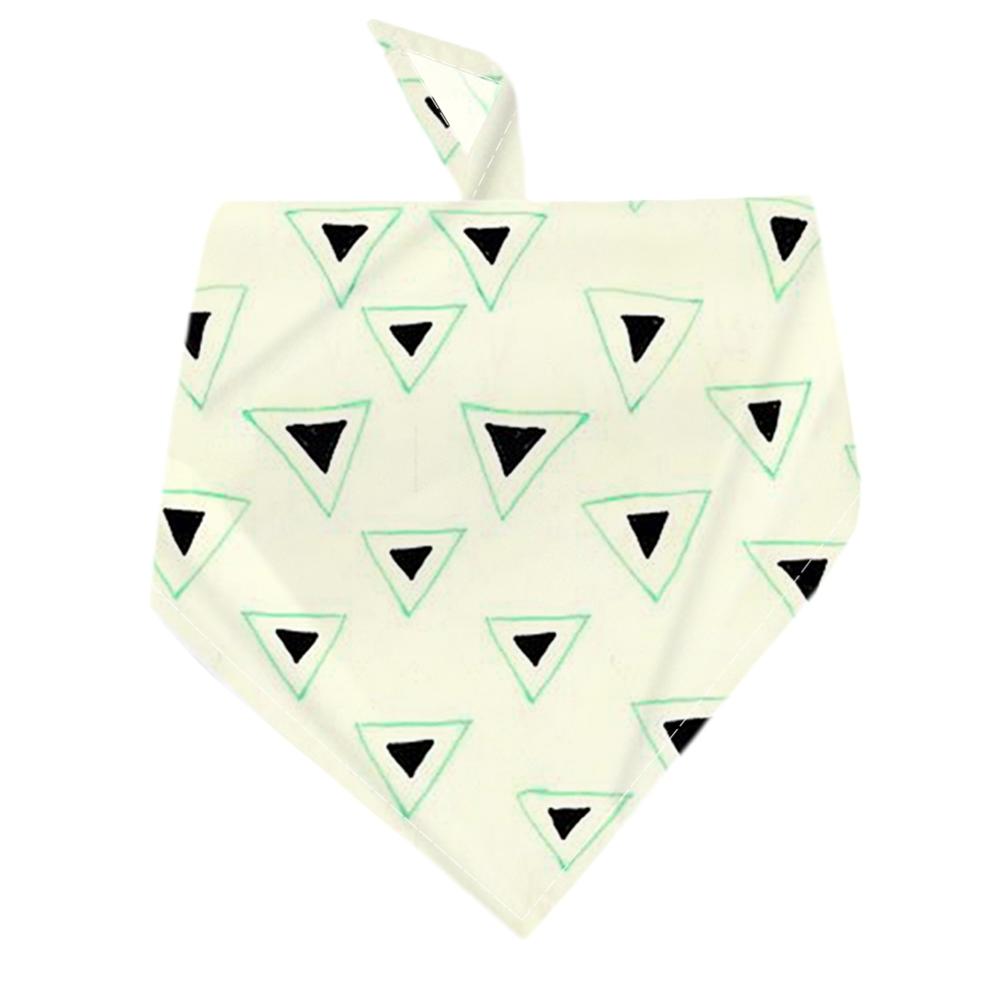 Collier bandana ajustable à 15 styles pour chiot, chat, chien, motifs géométriques, foulard: 5
