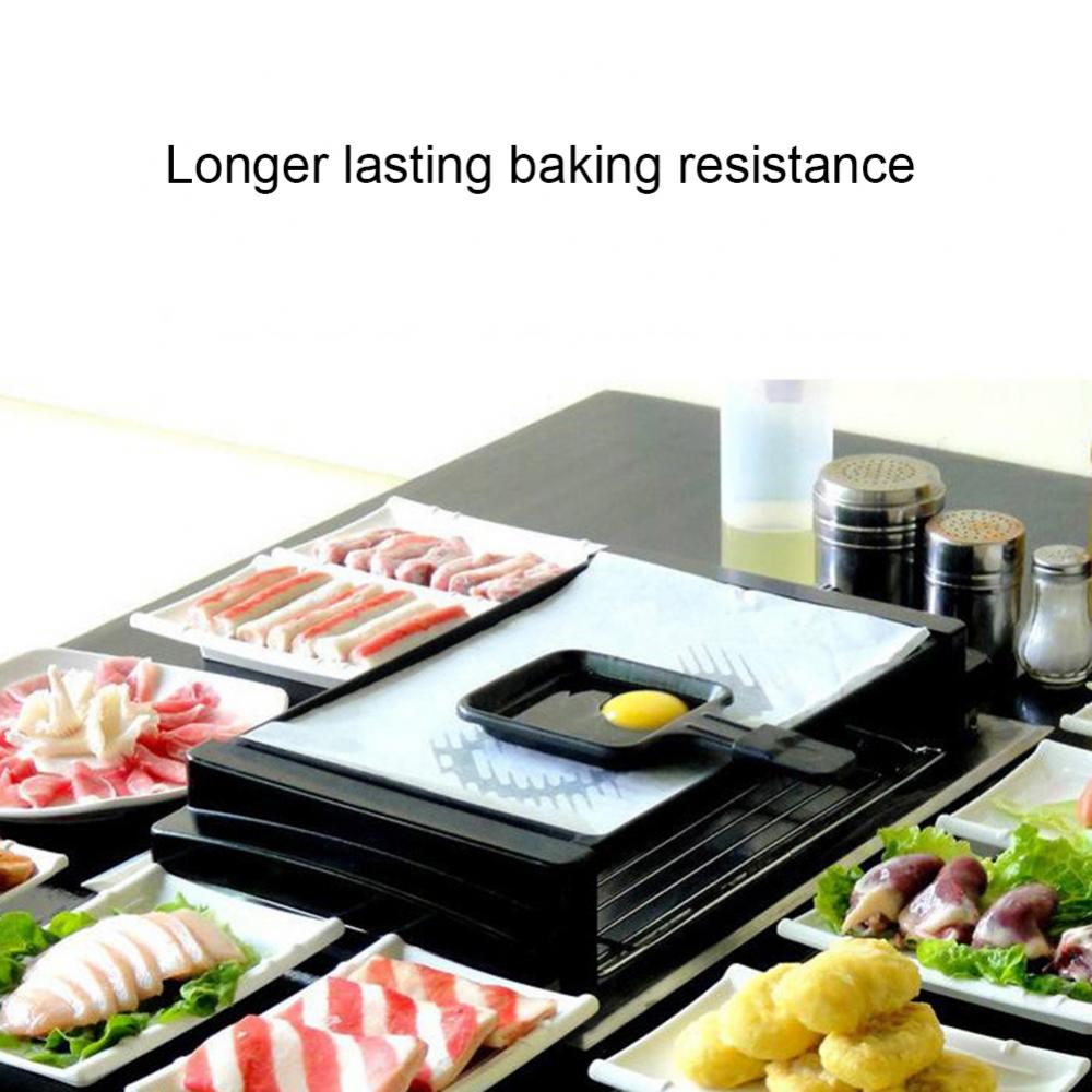 15cm-30cm 100pcs Round Baking Paper Circle Parchment Paper Liner BBQ Oven Patty Hamburger Paper Cake Non-Stick Baking BBQ Tool