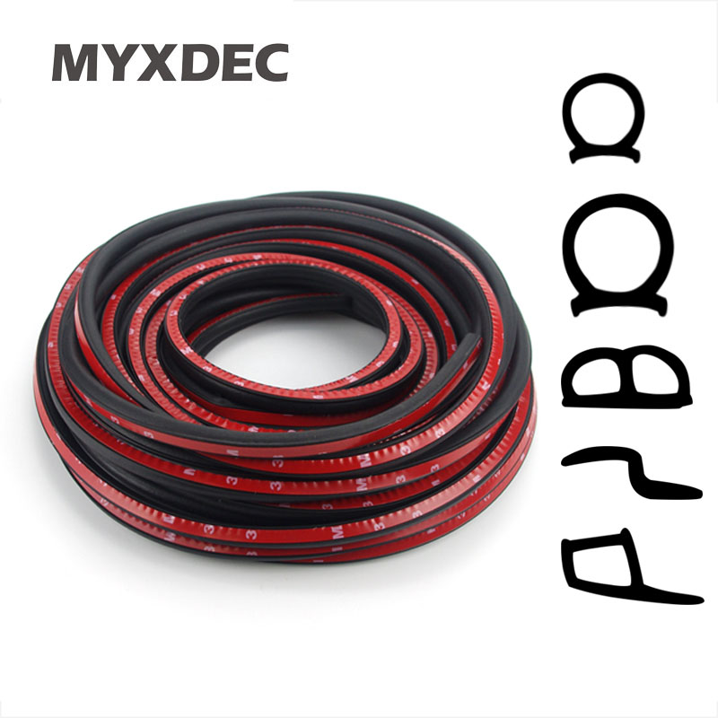 2 Meter Z D P B Type 3 M Adhesive Auto Rubberen Afdichting Geluidsisolatie Autodeur Afdichting Strip Afdichting Edge Trim Noise Isolatie