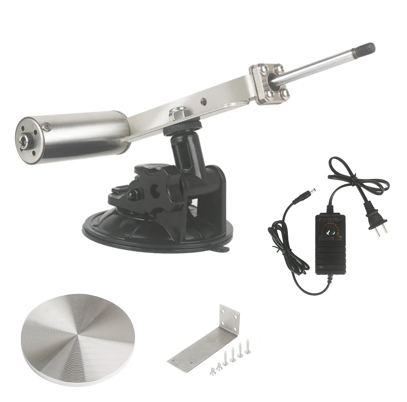 39mm Hub Teleskop linear antrieb DC 24V 2a Mini Teleskop linear antrieb Mini Hub kolben Motor- mit Halfter: kastanienbraun