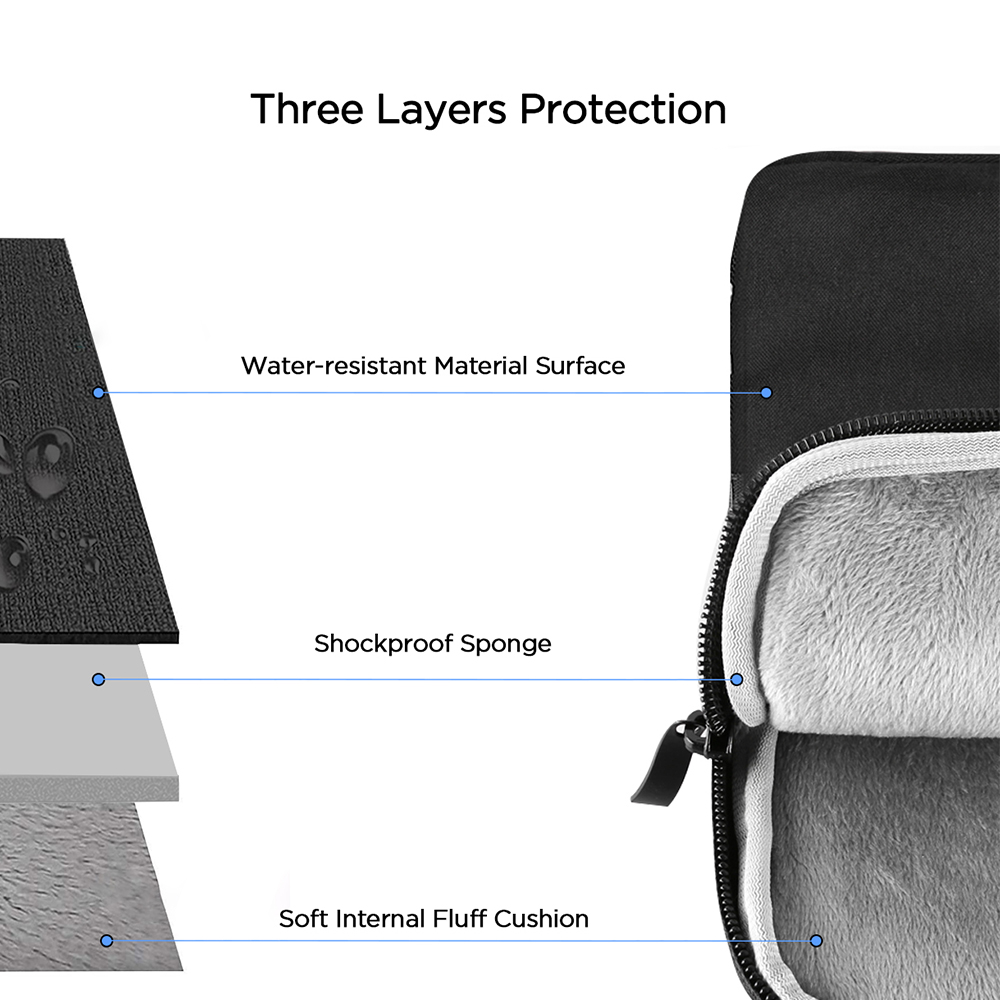 Cdisplay-bolsa para ordenador portátil, funda para portátil de 18, 17 y 15,6 pulgadas, para MacBook Pro 16, 14, 13, Monitor portátil, Thinkpad, Dell